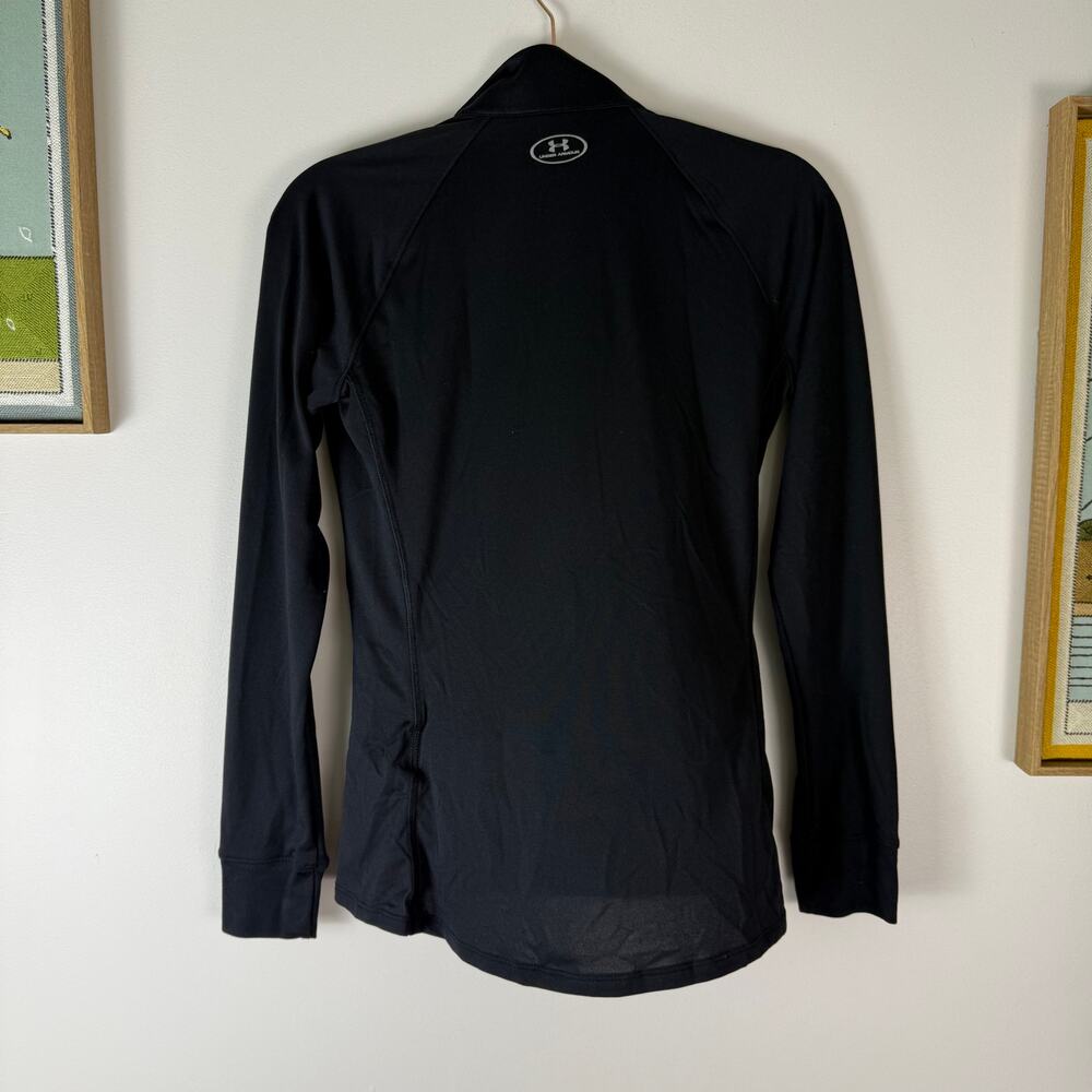 Under Armour 1/2 zip long sleeve black Small - Picture 7 of 10
